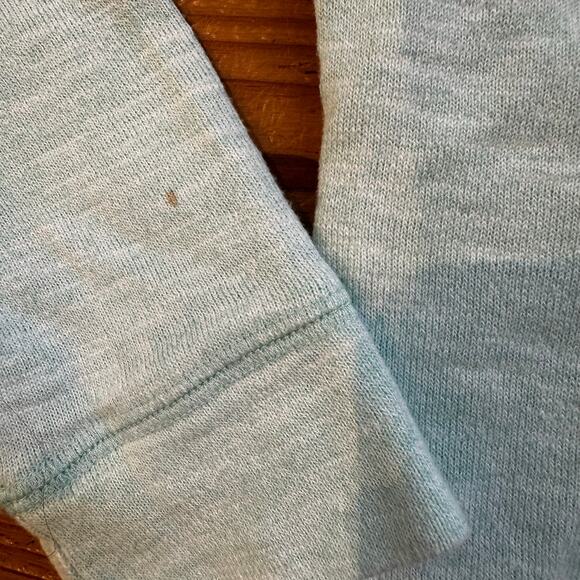 Miami Style light blue Jersey Shore back graphic long sleeve shirt SIZE M - Picture 3 of 5